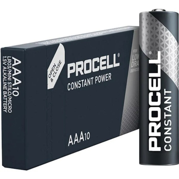 Duracell Procell Constant AAA Box of 10 Main Image