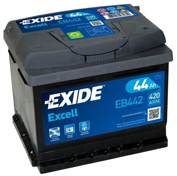EXIDE EB442 EXCELL CAR BATTERY 44AH 420A 063SE