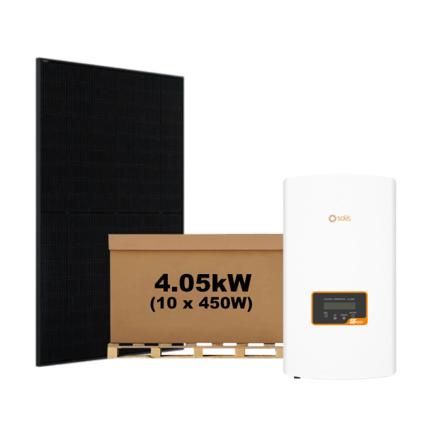 4.05kW Solar System with Solis 5kW 3Phase Grid-tied Inverter
