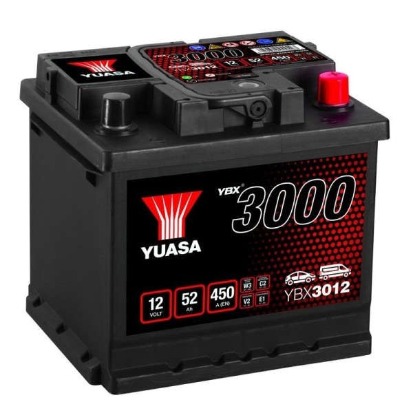 Yuasa YBX3012 12V 50Ah 420A/EN Car Battery Type 012