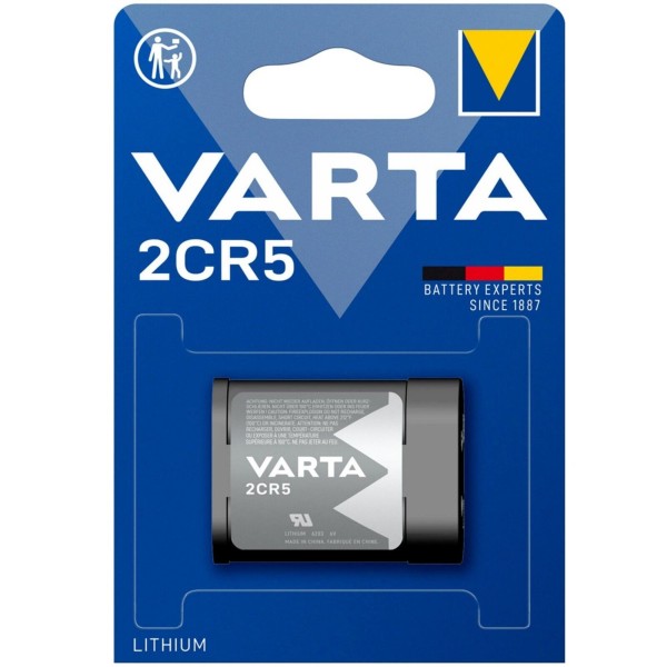 Varta Electronics 2CR5 6V Lithium Battery (pack of 1)