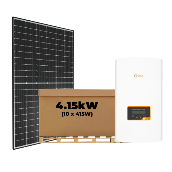4.15kW Solar System with Solis 5kW 3Phase Grid-tied Inverter
