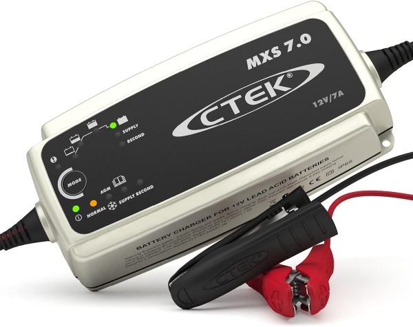 CTEK MXS 7.0-12V Charger (AC-grid) for lead battery 12V 7A charging current high frequency charger