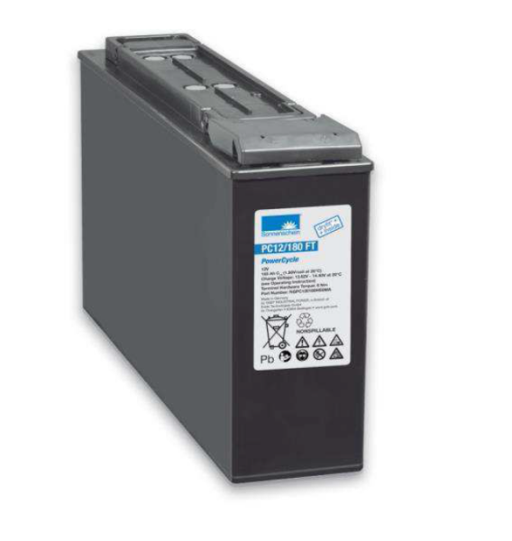 Exide Sonnenschein PowerCycle PC12/180 FT dryfit lead gel block battery 12V 180Ah (100h) VRLA