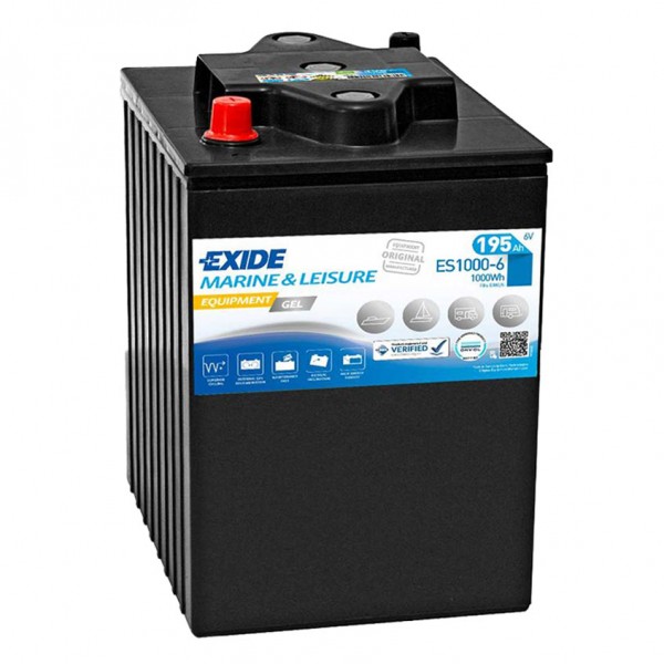 Exide ES1000-6 6V 190Ah Gel battery - G180/6