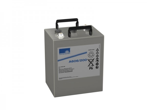 Exide Sonnenschein A606/200 6V 200Ah (C10) dryfit lead-gel battery VRLA