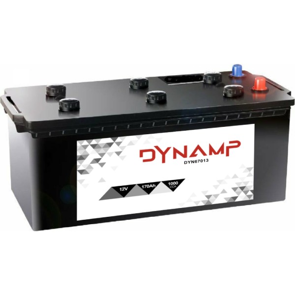 Dynamp DYN67013 12V 170Ah 1000CCA Commerical Battery Type 629