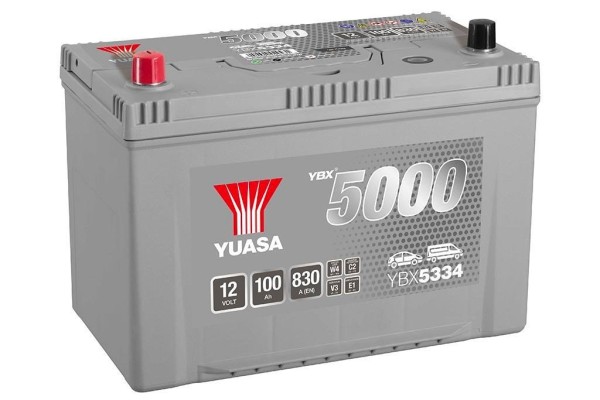 Yuasa Silver YBX5334 Type 250 95Ah 830A/EN 12V Car Battery