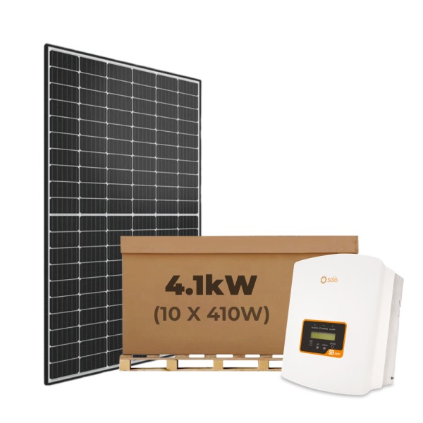 4.1kW Solar System with Solis 3.6kW Mini Grid-tied Inverter