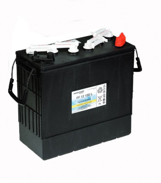 Exide Classic FF 12 158L traction battery 12 Volt 158Ah (5h) drivemobil traction battery
