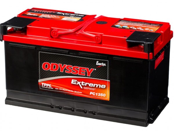 Odyssey PC1350 12V 95Ah 770A AGM Starter battery and supply battery pure lead