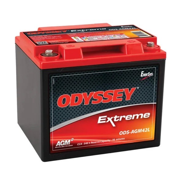 Odyssey ODS-AGM42L (PC1200) 12V 42Ah 540A AGM Starter Battery