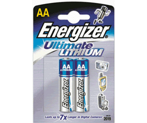 Energizer Ultimate Lithium L91 Mignon AA Battery (Blister of 2)