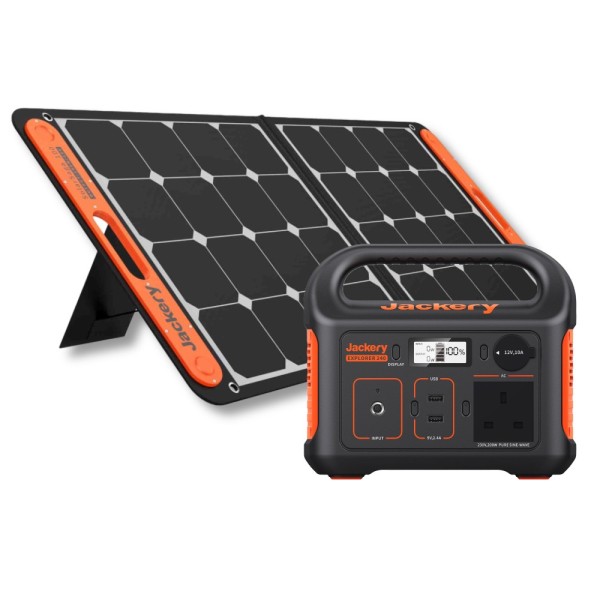 Jackery Explorer 240 + 100W Solar Panel