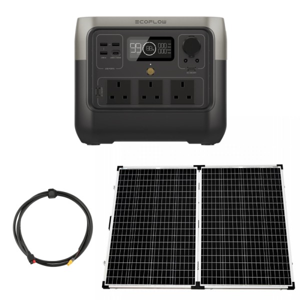 EcoFlow RIVER 2 Pro with 270W Portable Solar Panel a-Tronix