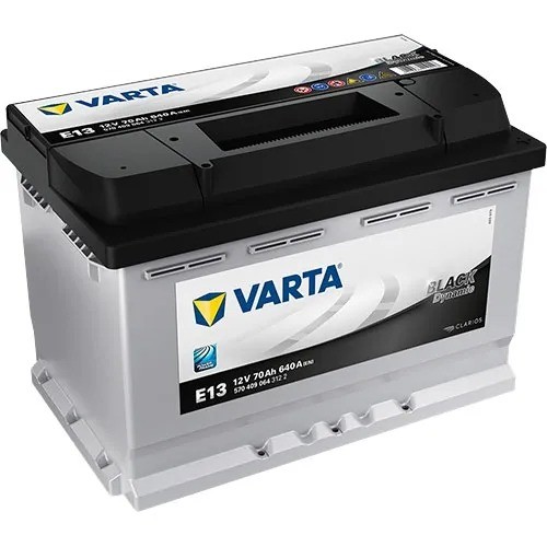 Varta BLACK Dynamic E13 12V 70Ah 640A/EN 570 409 064 3122 car battery 096