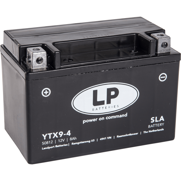 LP YTX9-4 12V 8ah 120CCA Motorcycle battery