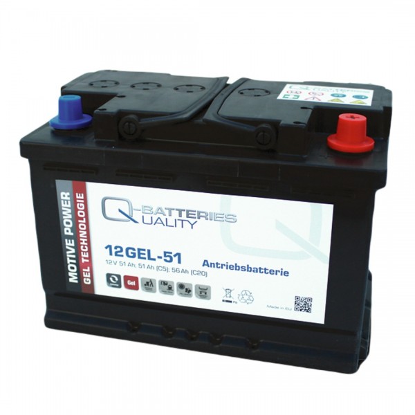 Q-Batteries 12GEL-51 Traction Battery