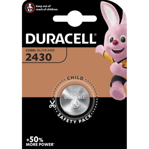 Duracell Lithium CR2430 button cell