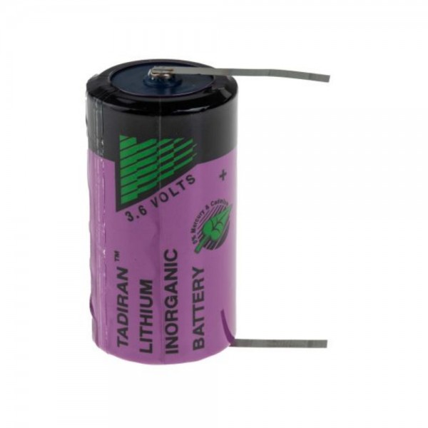 Tadiran SL-2770/T solder tape ER-C industrial cell lithium thionyl chloride 3,6V 8500mAh 50x26,2 (H