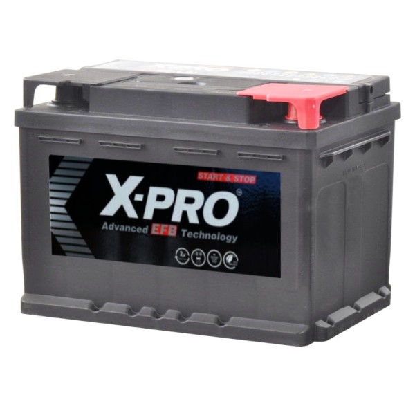 X-PRO EC70 EFB Starter Battery 12V 70Ah 650CCA