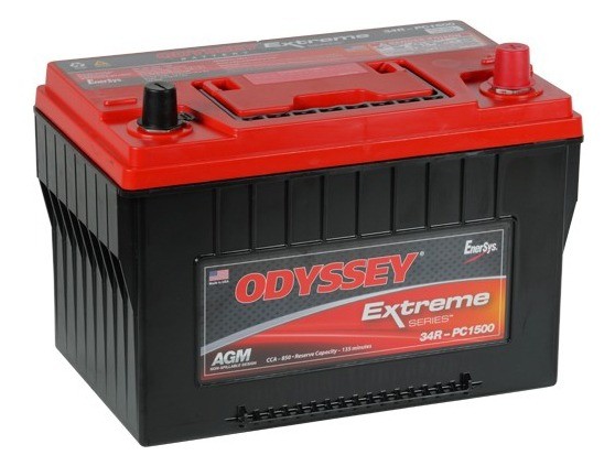 Odyssey 34R-PC1500 12V 68Ah 850A AGM Starter Battery and Supply Battery Pure Lead