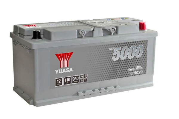 Yuasa SMF car battery YBX5020 61040 12V 110Ah 900A/EN