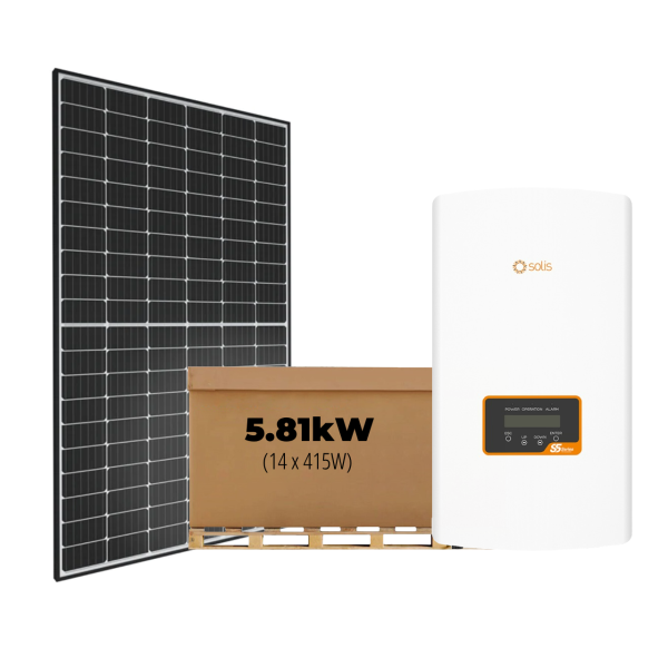 6.64kW Solar System with Solis 6kW Grid-tied Inverter