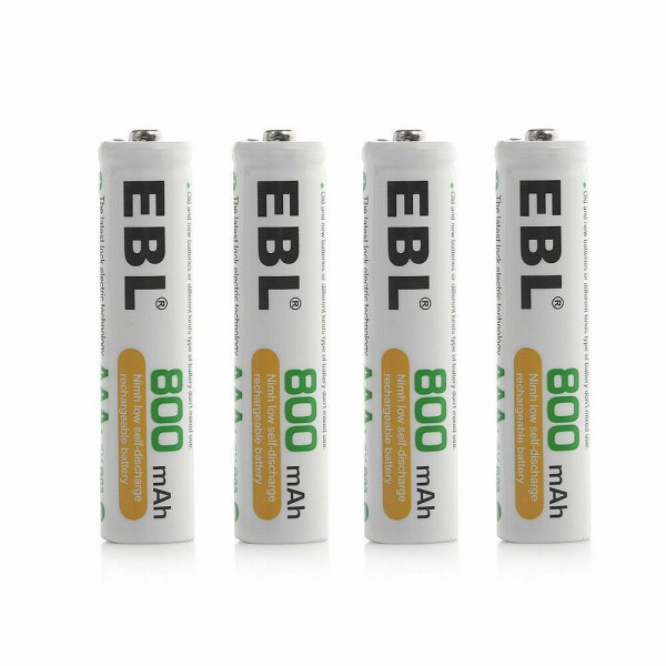 4X EBL AAA 800Mah Rechargeable Battery