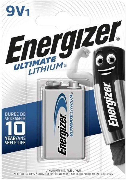Energizer Ultimate Lithium L522 9V Block (1 Blister)