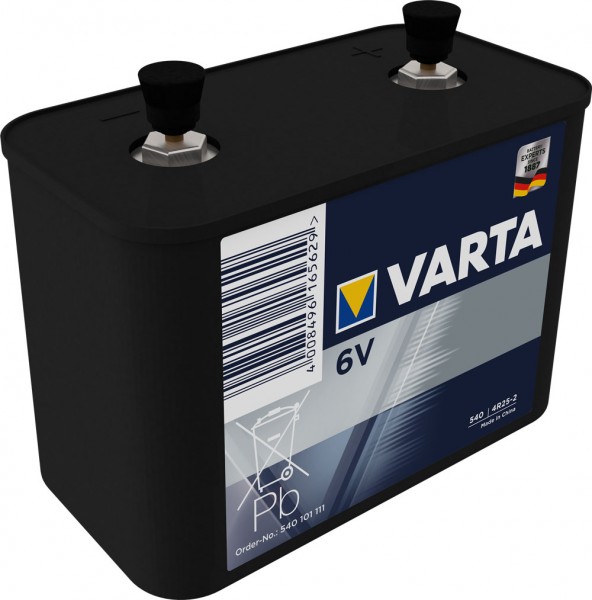 Varta Professional Worklight 540, 4R25-2 Work 6V block battery (loose)