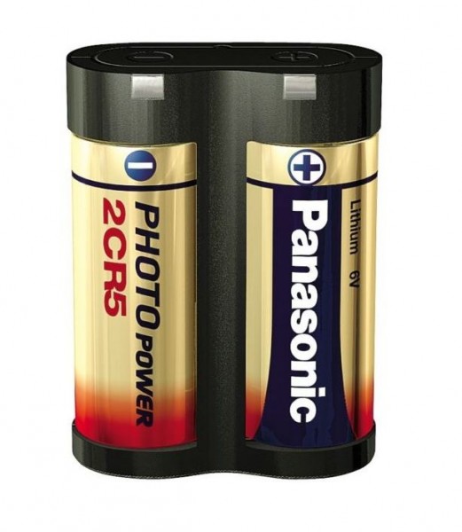 Panasonic 2CR5 6V Photo Power Lithium Battery (pack of 1)