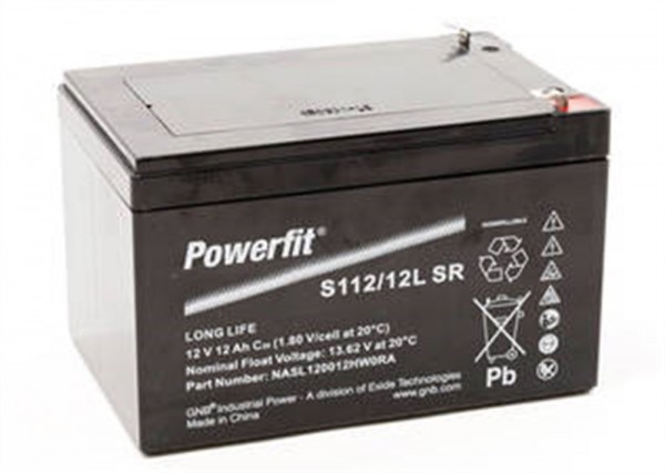 Exide Powerfit S112/12L SR 12V 12Ah AGM lead battery VRLA