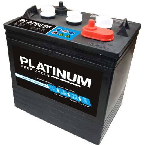 Platinum PLA-T105 6v 225ah (C20hr) Deep Cycle Battery - PLA-T105