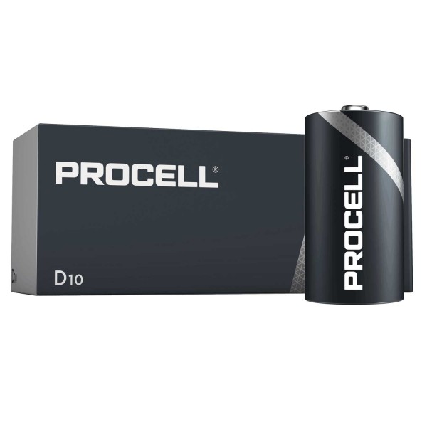 Duracell Procell Alkaline LR20 Mono D battery MN 1400 1,5V, box of 10