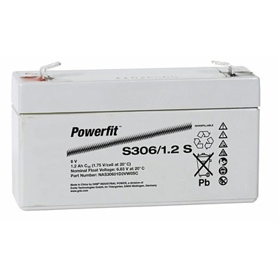 Exide Powerfit S306/1,2 S 6V 1,2Ah dryfit lead accumulator AGM