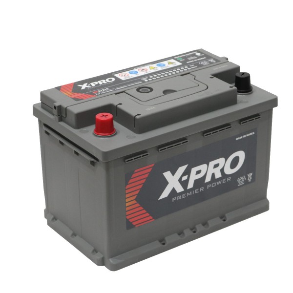 X-Pro 57219 12V 72ah 610CCA Starter battery UK 096R