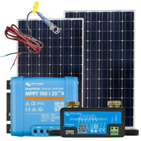Victron Energy 350w Solar Kit for Lithium and leisure batteries