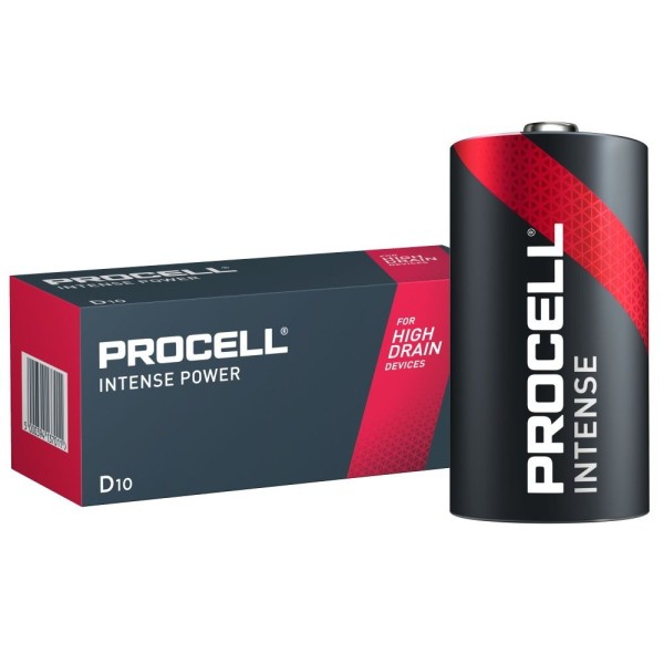 Duracell Procell Intense Alkaline LR20 Mono D battery MN 1300 1,5V, box of 10
