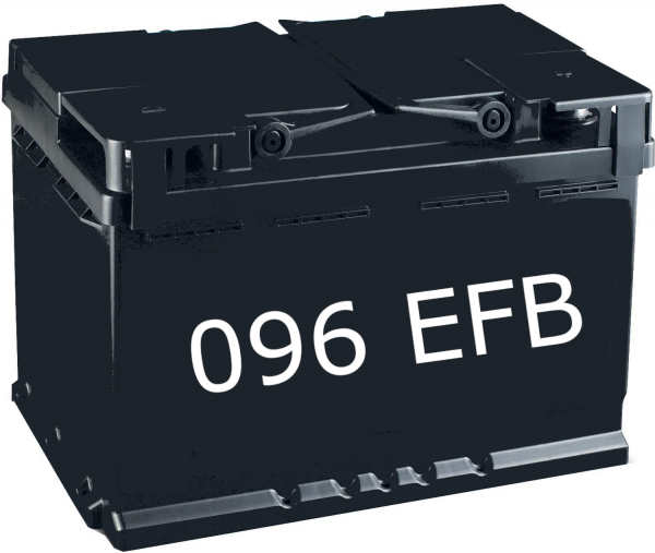 COSMETIC 096 EFB Grade B Car Battery Ex display or Slightly Damaged Battery Brand May Vary