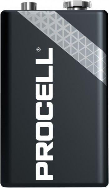 Duracell Procell Alkaline battery 9V MN 1604 6LF22 LR61 9V