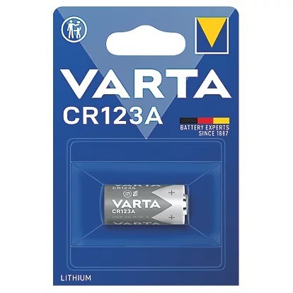 Varta Electronics Lithium CR123A 3V Photo battery, pack of 1