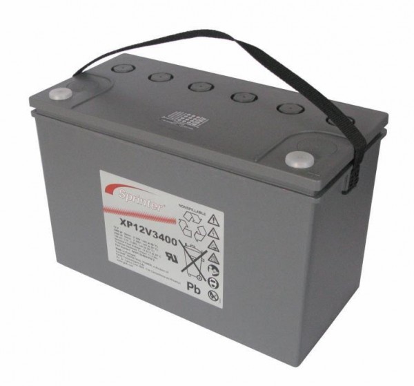 Exide Sprinter XP12V3400 12V 105Ah lead AGM battery