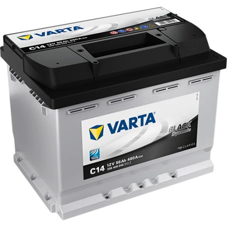 VARTA C14 Black Dynamic 12V 56Ah 480A car battery 556 400 048