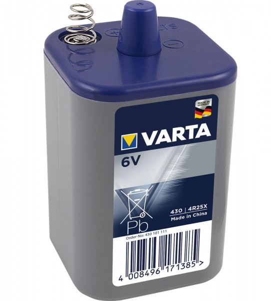 Varta Professional 430 4R25X 6V block battery