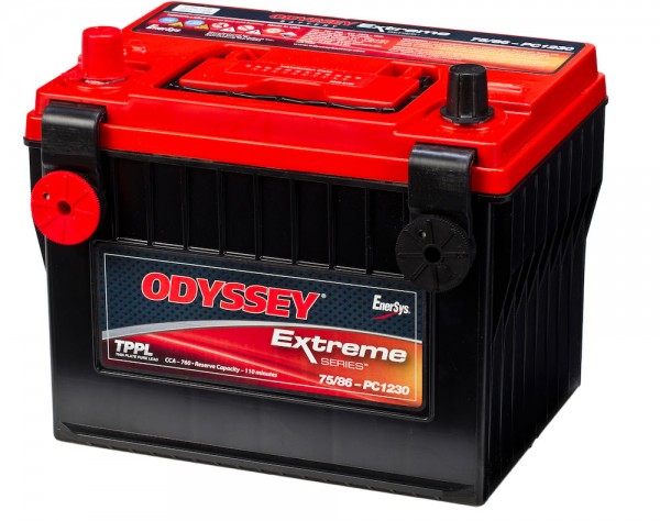 Odyssey PC1230-75/86 12V 55Ah 760A AGM Starter battery pure lead