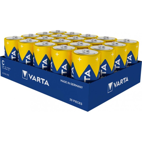 Varta Longlife Baby C Battery 4114 LR14 (Pack of 20)