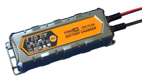 PowerLine multifunction charger 6V & 12V 4,5A for lead-acid and lithium batteries