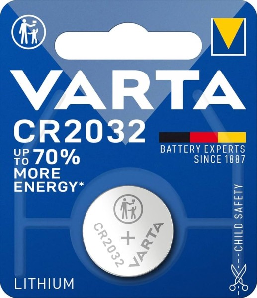 Varta Electronics CR2032 Lithium button cell 3V (pack of 1)