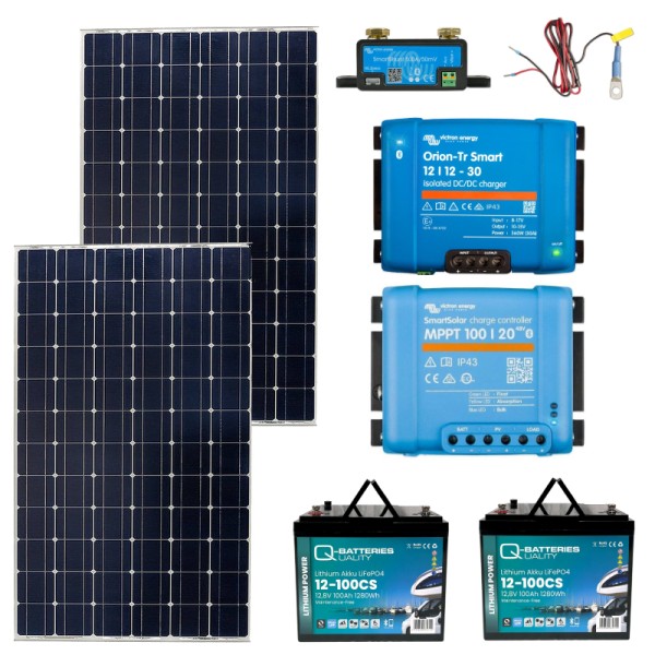 Victron Energy 350W Solar Panel Kit with Lithium battery